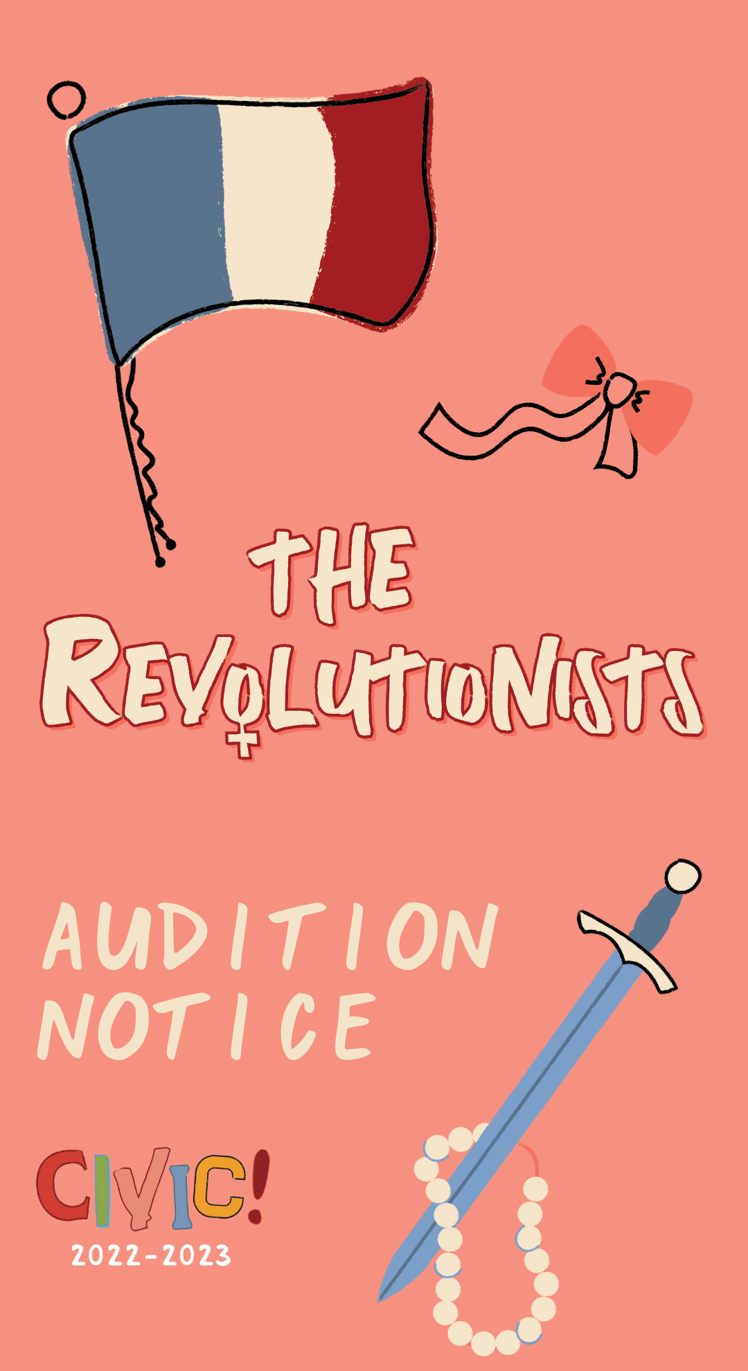 REVOLUTIONISTS AUDITION NOTICE web